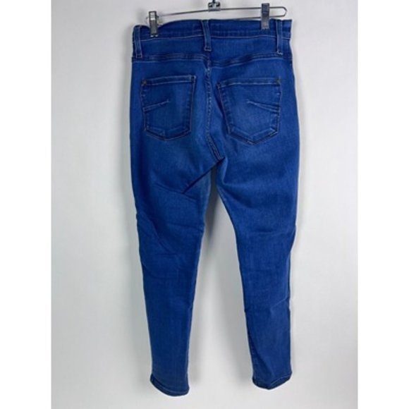 James Jeans Blue Denim High Rise The High Classic Skinny Ankle Jeans Size 27 - Picture 3 of 11